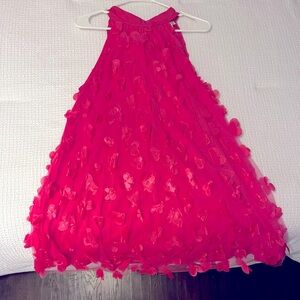 TCEC Pink Dress with Floral Details